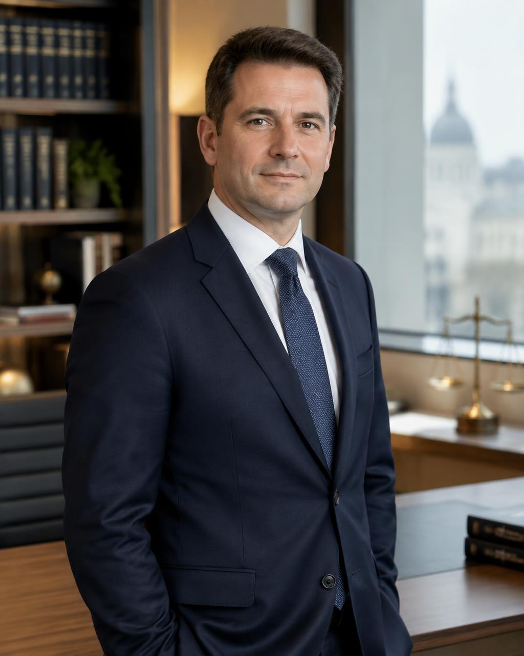 Dr. Dávid Péter AI Act szakértő jogász portréja