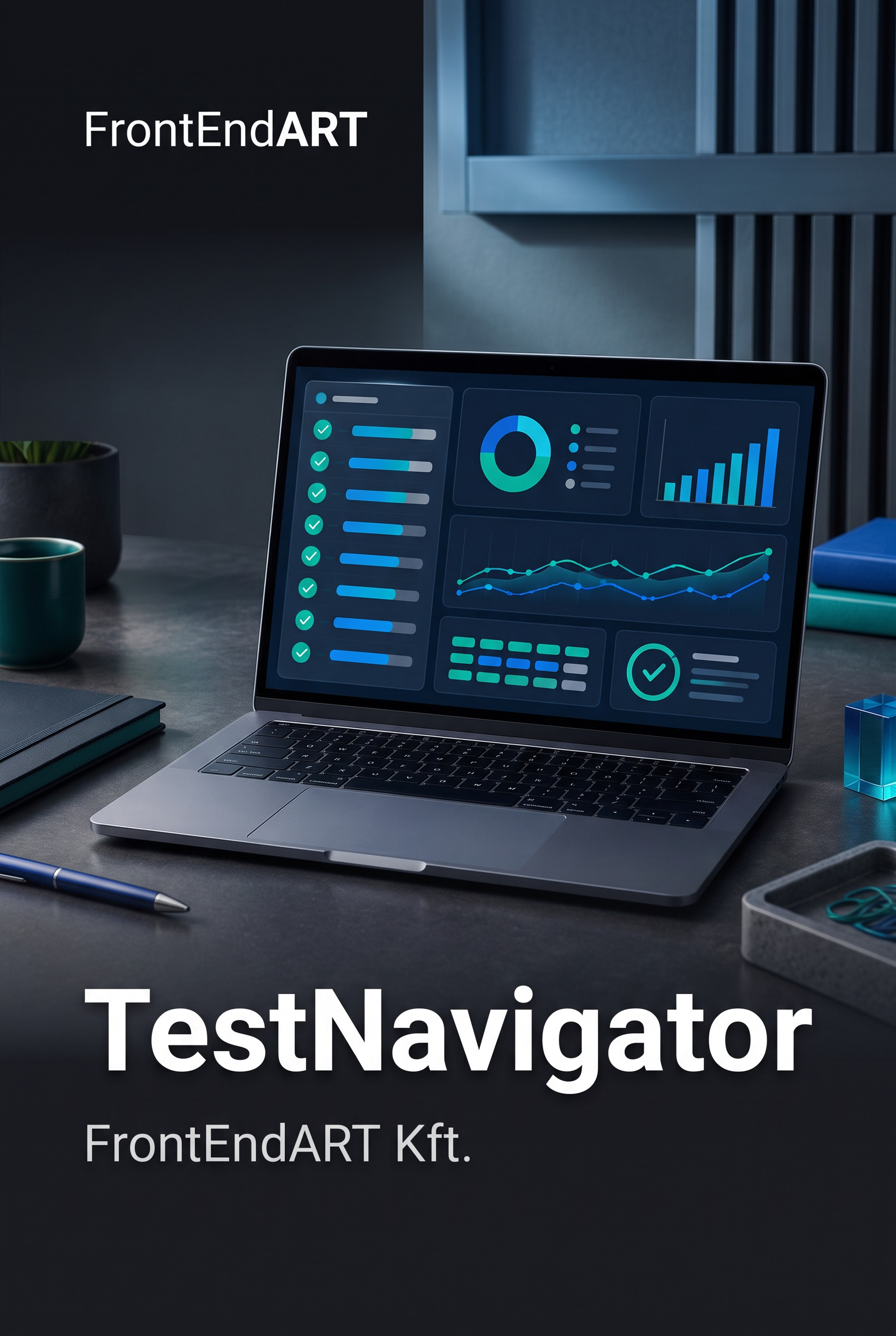 FrontEndART Kft. — TestNavigator; a termék weboldalának megnyitása